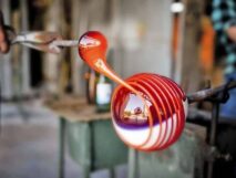 Glass blowing in New York at the Corning Museum of Glass just one hour from the 1795 Acorn Inn Bed and Breakfast